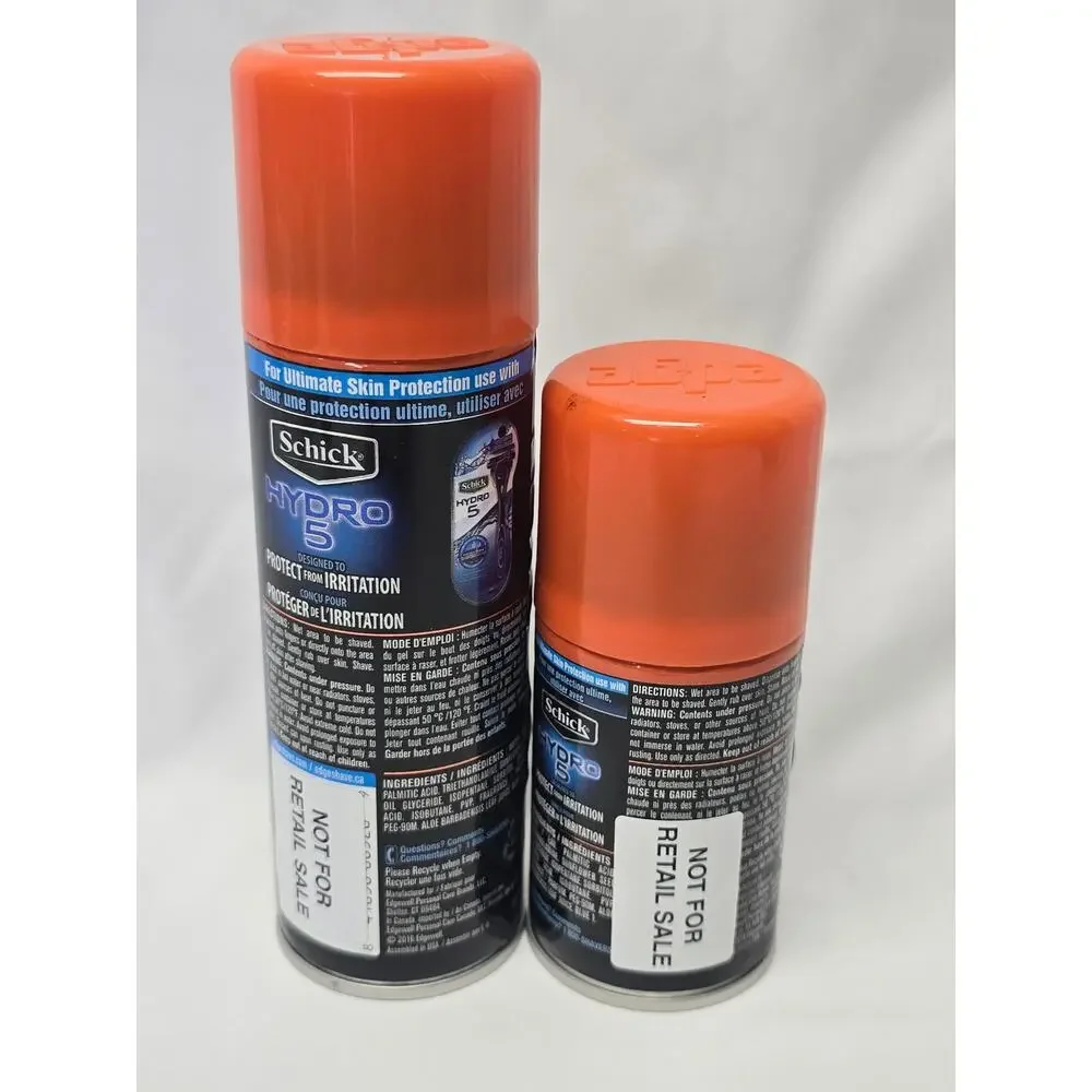 Schick Edge Shave Gel for Sensitive Skin with Aloe 7 oz & 2.75 oz Men's Shaving